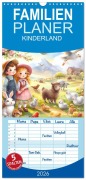 Cover-Bild zum Titel 'Familienplaner 2026 - KINDERLAND mit 5 Spalten (Wandkalender, 21 x 45 cm) CALVENDO' von 'Vera Laake'