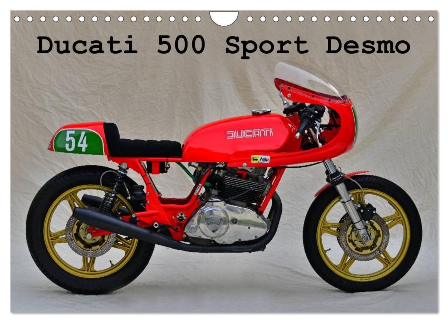 Ducati 500 Sport Desmo (Wandkalender 2026 DIN A4 quer), CALVENDO Monatskalender - Ingo Laue