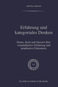 Cover-Bild zum Titel 'Erfahrung und Kategoriales Denken' von 'Dieter Lohmar'
