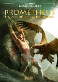 Cover-Bild zum Titel 'Mythen der Antike: Prometheus und die Büchse der Pandora (Graphic Novel)' von 'Luc Ferry, Clotilde Bruneau'