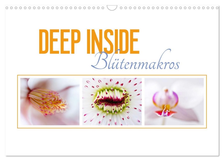 DEEP INSIDE - Blütenmakros (Wandkalender 2025 DIN A3 quer), CALVENDO Monatskalender - Kirsten d'Angelo - soulimages