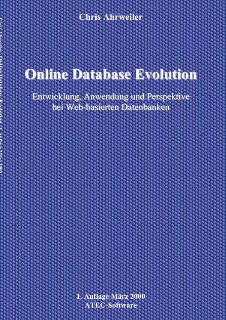 Online Database Evolution - Chris Ahrweiler