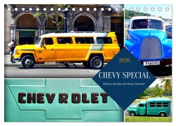 Cover-Bild zum Titel 'CHEVY SPECIAL - Oldtimer Raritäten der Marke Chevrolet (Tischkalender 2026 DIN A5 quer), CALVENDO Monatskalender' von 'Henning von Löwis of Menar'