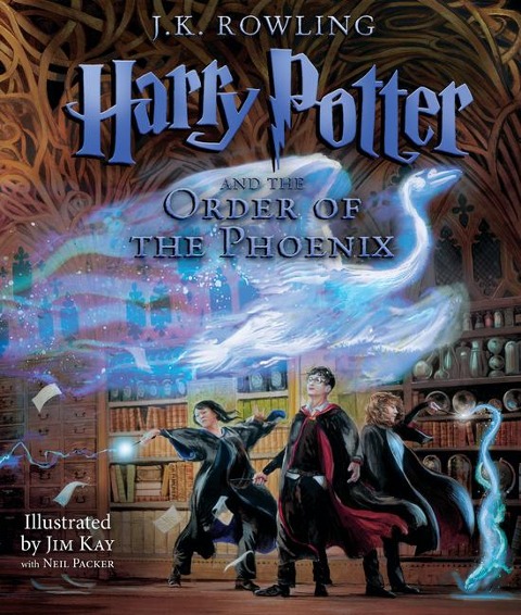 Harry Potter and the Order of the Phoenix: The Illustrated Edition (Harry Potter, Book 5) - J K Rowling