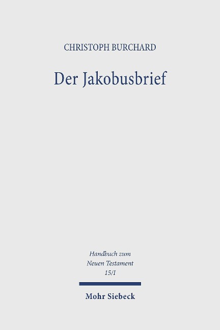 Der Jakobusbrief - Christoph Burchard