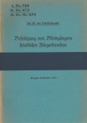 Cover-Bild zum Titel 'L.Dv. 764, H.Dv. 412, M.Dv.Nr. 872 Beseitigung von Blindgängern feindlicher Fliegerbomben' von ''