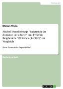 Cover-Bild zum Titel 'Michel Houellebecqs "Extension du domaine de la lutte" und Frédéric Beigbeders "99 francs (14,99EUR)" im Vergleich' von 'Miriam Pirolo'
