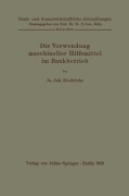 Cover-Bild zum Titel 'Die Verwendung maschineller Hilfsmittel im Bankbetrieb' von 'Joh. Diedrichs'
