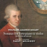 Cover-Bild zum Titel 'Mozart: Sonatas for fortepiano & violin,Vol. 4' von 'Alexander Melnikov Isabelle Faust'