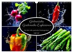 Cover-Bild zum Titel 'Gärtnerische Geschmacks-Explosionen (Wandkalender 2027 DIN A3 quer), CALVENDO Monatskalender' von 'Katharina Stachanczyk'