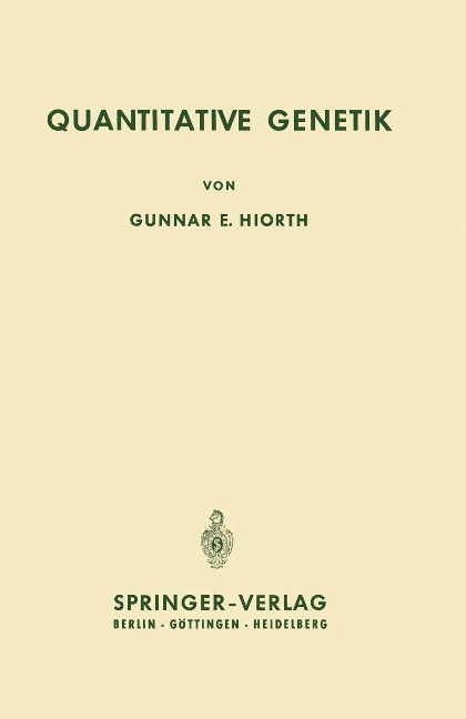Quantitative Genetik - Gunnar E. Hiorth