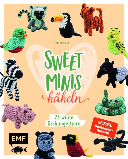 Sweet Minis häkeln - 23 wilde Dschungeltiere - Inga Borges