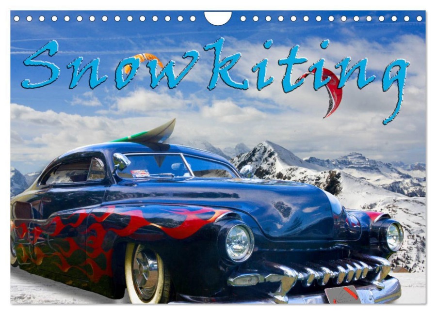 Snowkiting (Wandkalender 2026 DIN A4 quer), CALVENDO Monatskalender - Tobias Eble