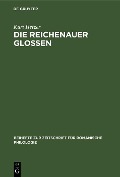 Die Reichenauer Glossen - Kurt Hetzer
