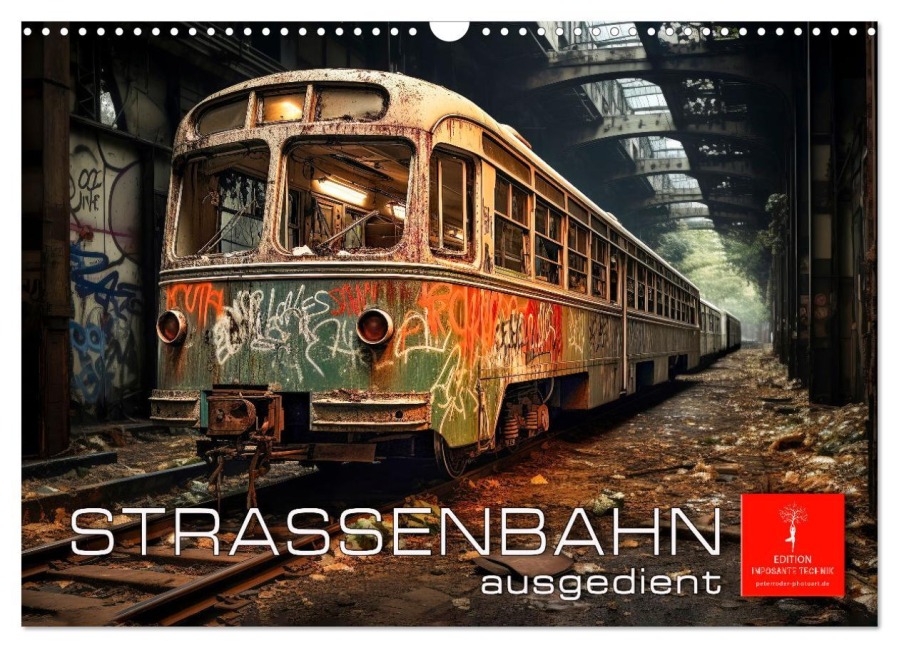 Straßenbahn ausgedient (Wandkalender 2026 DIN A3 quer), CALVENDO Monatskalender - Peter Roder