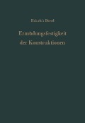 Cover-Bild zum Titel 'Ermüdungsfestigkeit der Konstruktionen' von 'H. Hertel'