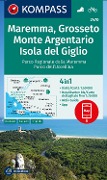 KOMPASS Wanderkarte 2470 Maremma, Grosseto, Monte Argentario, Isola del Giglio 1:50.000 - 