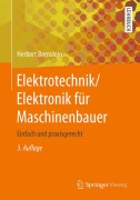 Cover-Bild zum Titel 'Elektrotechnik/Elektronik für Maschinenbauer' von 'Herbert Bernstein'
