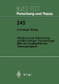 Cover-Bild zum Titel 'Verfahren zur Erkennung unfallträchtiger Verkantungsfälle bei handgeführten Trennschleifern' von 'Christoph Bolay'