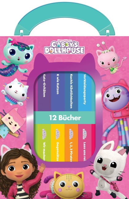 Gabby's Dollhouse - Meine erste Bibliothek - Bücherbox mit 12 Pappbilderbüchern - Gabby's Dollhouse - 