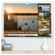 Cover-Bild zum Titel 'Schwabens Riede und Moore (hochwertiger Premium Wandkalender 2026 DIN A2 quer), Kunstdruck in Hochglanz' von 'Sabine Löwer'