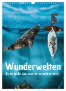 Cover-Bild zum Titel 'Wunderwelten - Es ist nicht das, was es zu sein scheint. (Wandkalender 2026 DIN A3 hoch), CALVENDO Monatskalender' von 'Eva Brandenburg @kukida'
