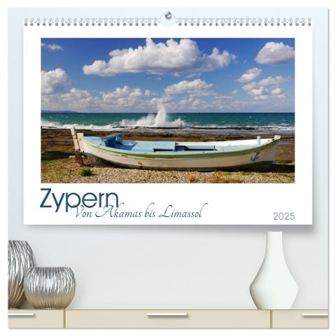 Zypern. Von Akamas bis Limassol (hochwertiger Premium Wandkalender 2025 DIN A2 quer), Kunstdruck in Hochglanz - Lucy M. Laube