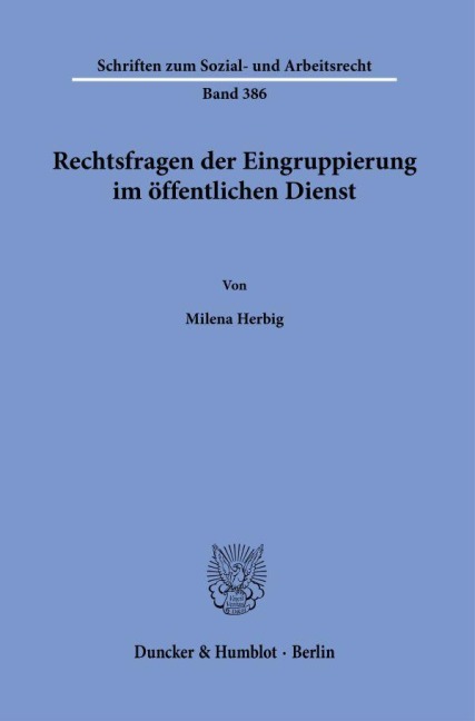 Rechtsfragen der Eingruppierung im öffentlichen Dienst - Milena Herbig