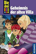 Cover-Bild zum Titel 'Die drei !!!, 42, Das Geheimnis der alten Villa (drei Ausrufezeichen)' von 'Maja von Vogel'