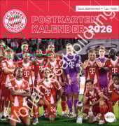 Cover-Bild zum Titel 'FC Bayern München Postkartenkalender 2027' von ''