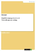 Cover-Bild zum Titel 'Qualitätsmanagement und Verwaltungsmarketing' von ''