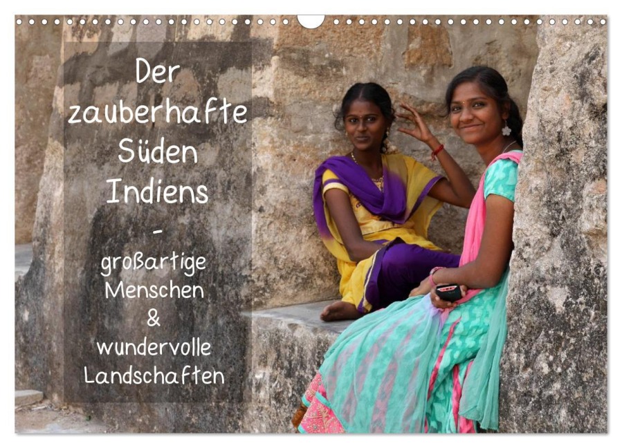 Der zauberhafte Süden Indiens (Wandkalender 2026 DIN A3 quer), CALVENDO Monatskalender - Thomas Münter