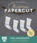 Set: Christmas Papercut - Die Vorlagenmappe mit Anleitung und 20 weihnachtlichen Papierschnitt-Motiven zum Sofort-Loslegen - Marie-Christine Hollerith