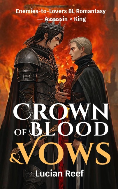 Crown of Blood & Vows: An Enemies-to-Lovers BL Romantasy  - Assassin × King - Lucian Reef