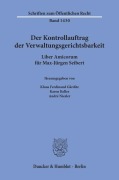 Cover-Bild zum Titel 'Der Kontrollauftrag der Verwaltungsgerichtsbarkeit.' von ''