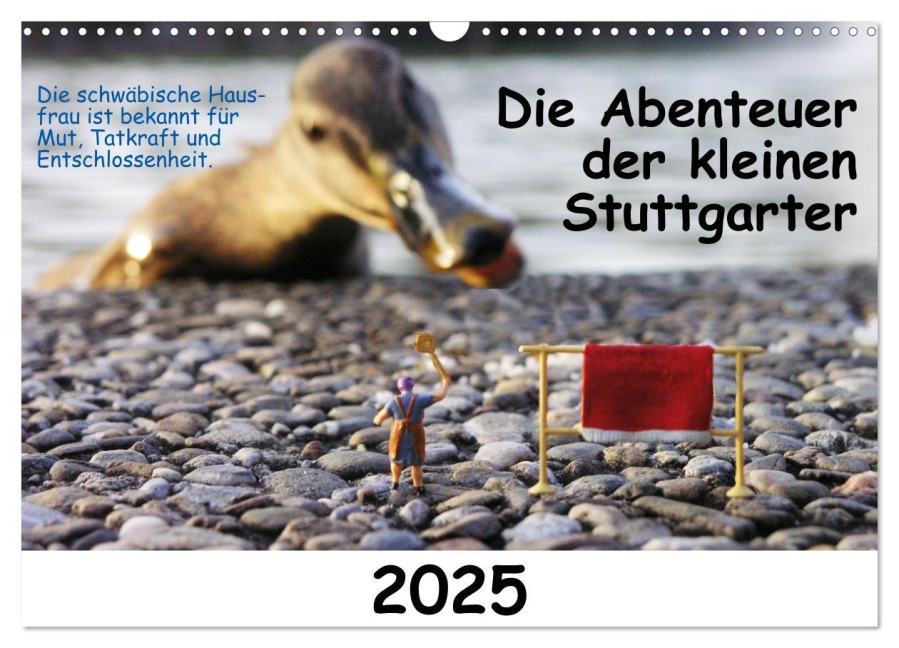 Die Abenteuer der kleinen Stuttgarter (Wandkalender 2025 DIN A3 quer), CALVENDO Monatskalender - Oskar Vogl