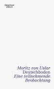 Cover-Bild zum Titel 'Deutschboden' von 'Moritz von Uslar'