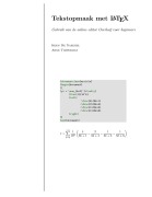 Cover-Bild zum Titel 'Tekstopmaak met LaTeX Gebruik van de online editor Overleaf voor beginners' von 'Koen De Naeghel, Arne Timperman'