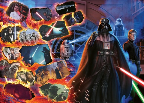 Erwachsenenpuzzle 1000 Teile - Star Wars Villainous - Darth Vader - 