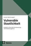 Cover-Bild zum Titel 'Vulnerable Staatlichkeit' von 'Gunnar Folke Schuppert'