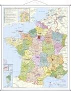 Departement Frankreich Plano-Karte - 