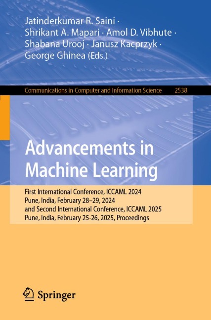 Advancements in Machine Learning - 