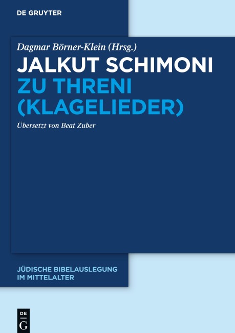Jalkut Schimoni, Jalkut Schimoni zu Threni (Klagelieder) - 