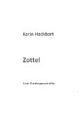 Cover-Bild zum Titel 'Zottel' von 'Karin Hackbart'