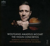 Cover-Bild zum Titel 'Mozart:The Violin Concertos' von 'Roberto Mozarteumorchester/Gonzalez-Monjas'