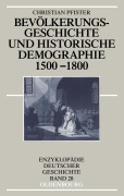 Cover-Bild zum Titel 'Bevölkerungsgeschichte und historische Demographie 1500-1800' von 'Christian Pfister'
