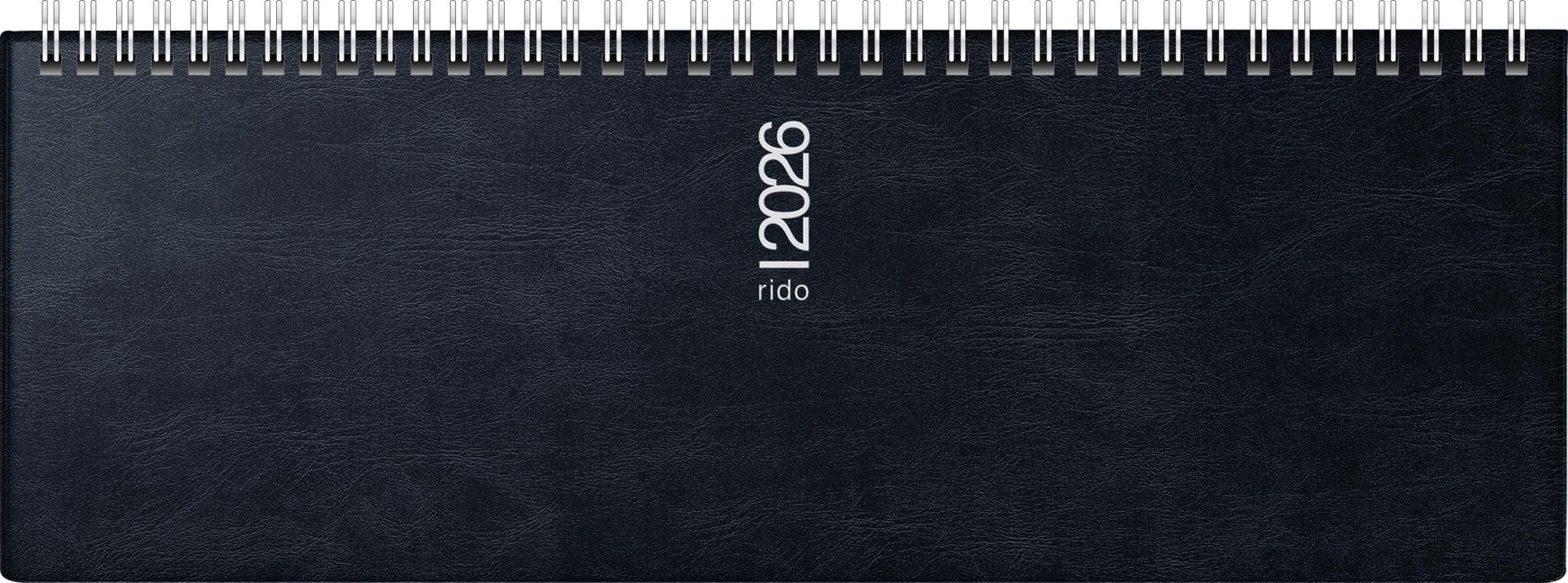rido/idé 7036142906 | Querterminbuch Mod. septant 2026 | 305×105 mm, Kunststoff, schwarz - 