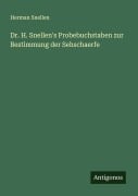 Cover-Bild zum Titel 'Dr. H. Snellen's Probebuchstaben zur Bestimmung der Sehschaerfe' von 'Herman Snellen'