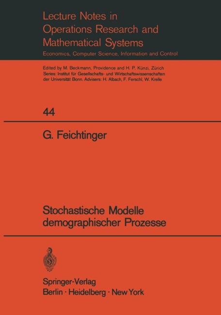 Stochastische Modelle demographischer Prozesse - G. Feichtinger
