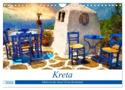 Cover-Bild zum Titel 'Kreta - Malerische Insel Griechenlands (Wandkalender 2026 DIN A4 quer), CALVENDO Monatskalender' von 'Anja Frost'